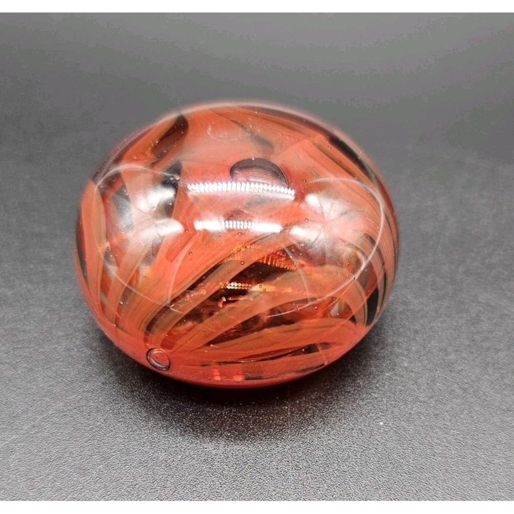 Vintage La Mailloche Art Glass Paperweight Quebec Canada